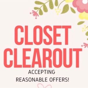 CLOSET CLEAR OUT